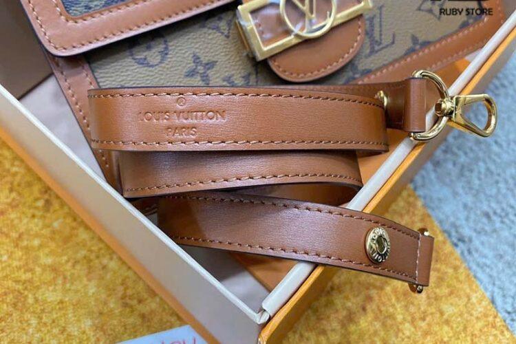 Túi LV Dauphine MM Monogram Màu Nâu 25M Best Quality - Ảnh 10