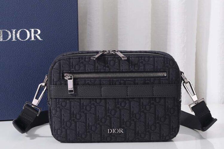 Túi Dior Safari Messenger Bag Black Đen 22CM Siêu Cấp