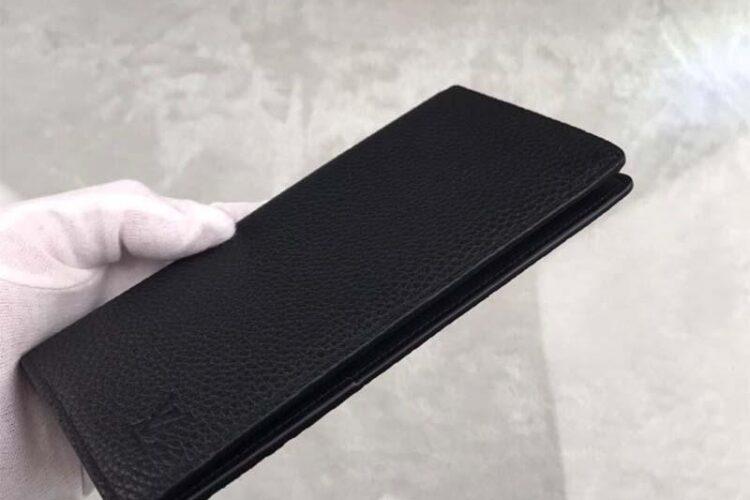 Ví LV Brazza Wallet Taurillon Purse Màu Đen 19CM Best Quality