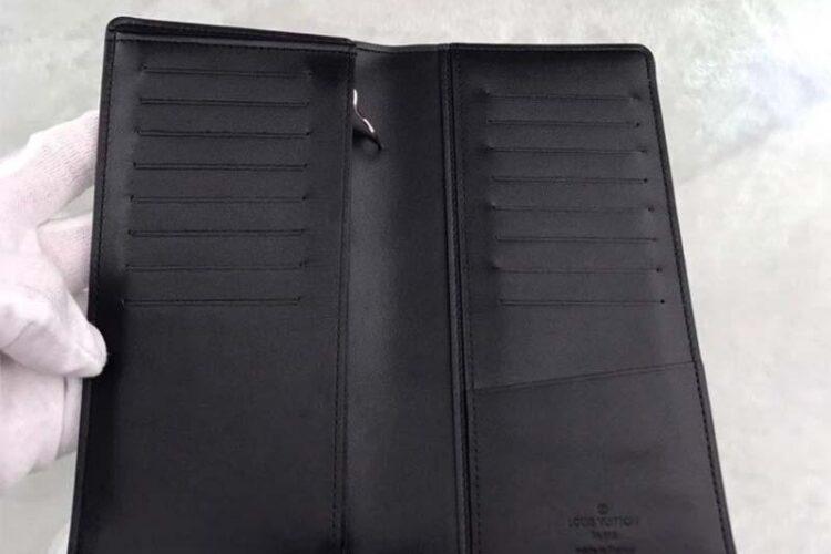 Ví LV Brazza Wallet Taurillon Purse Màu Đen 19CM Best Quality