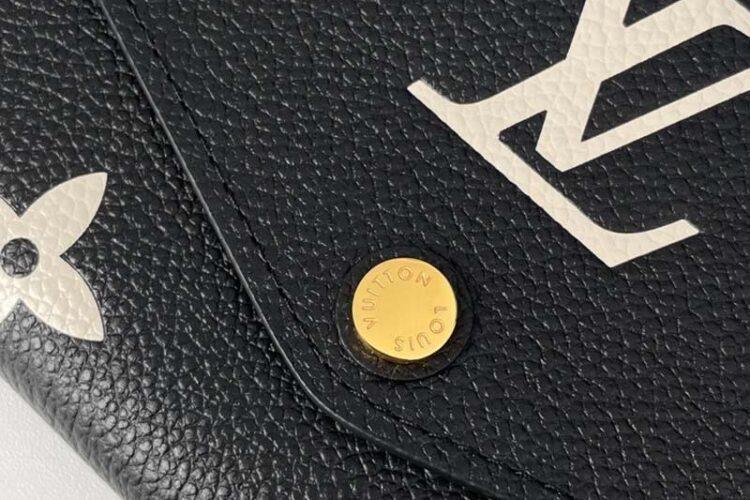 Ví LV Sarah Wallet Bicolor Monogram Empreinte Leather 19CM Best Quality
