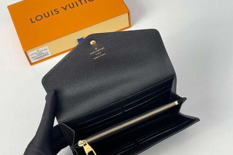 Ví LV Sarah Wallet Bicolor Monogram Empreinte Leather 19CM Best Quality