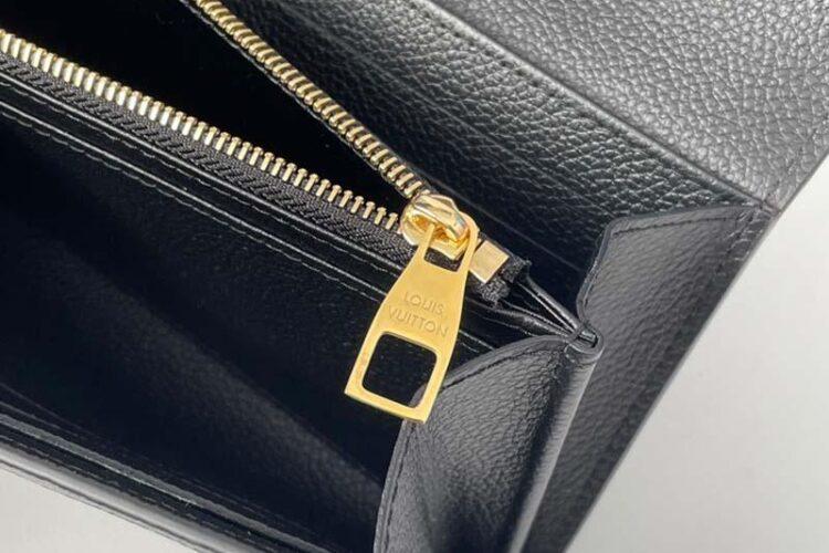 Ví LV Sarah Wallet Bicolor Monogram Empreinte Leather 19CM Best Quality