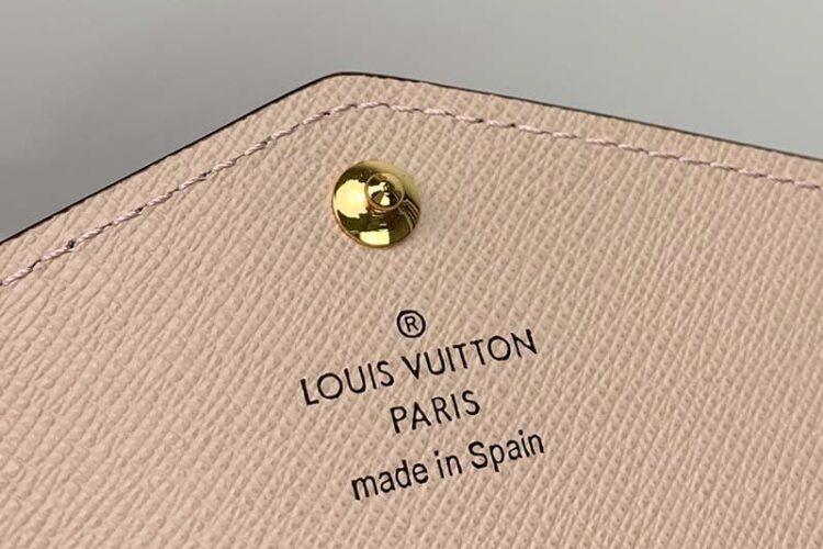 Ví LV Sarah Wallet Monogram Coated Canvas Màu Nâu 19CM Best Quality