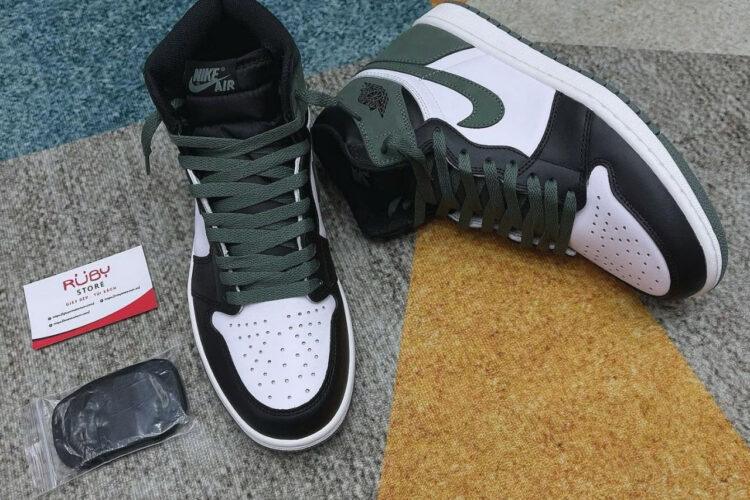 Giày Jordan 1 High Clay Green Xanh Rêu