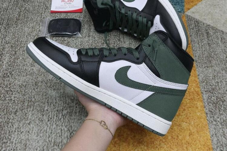 Giày Jordan 1 High Clay Green Xanh Rêu