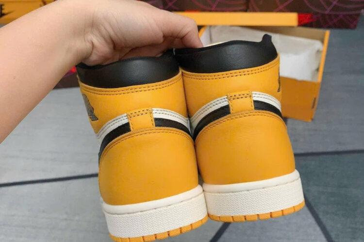 Giày Jordan 1 High Taxi đen Vàng