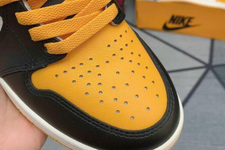 Giày Jordan 1 High Taxi đen Vàng
