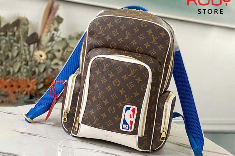 Balo LV x NBA Backpack Monogram Nâu 45CM Siêu Cấp