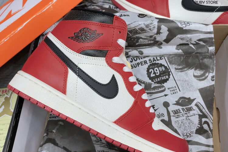 Hình ảnh bản Jordan 1 Chicago Lost and Found Rep 1 1 của Ruby Store