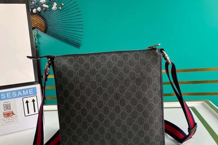 Túi Gucci GG Messenger Tider And Snake Đen Siêu Cấp