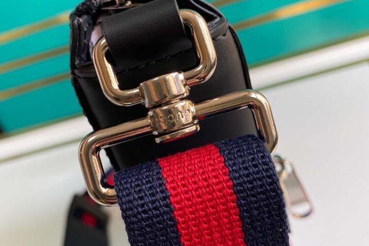 Túi Gucci GG Messenger Tider And Snake Đen Siêu Cấp