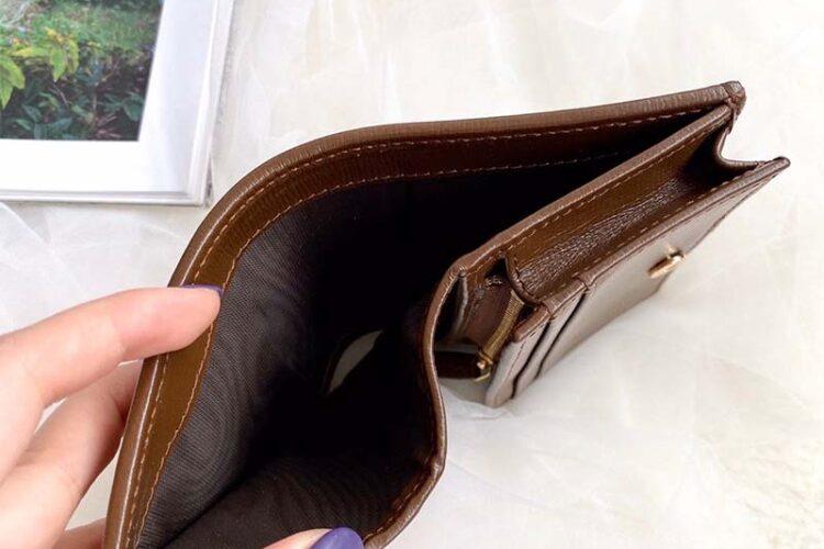 Túi Horsebit 1955 Card Case Wallet GG Supreme Nâu 11CM Siêu Cấp