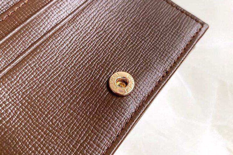 Túi Horsebit 1955 Card Case Wallet GG Supreme Nâu 11CM Siêu Cấp