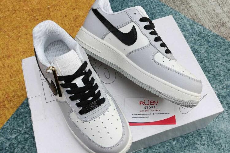 Giày Nike Air Force 1 Low Soot Xám Kem Rep 1 1 siêu cấp