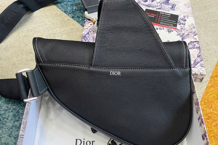 Túi Dior Saddle Bag đen Calfskin 26CM