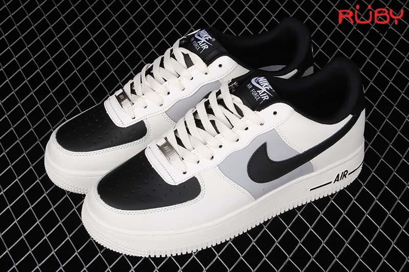 Giày Nike Air Force 1 Low Cream Black Custom rep 1:1 | Ruby Store