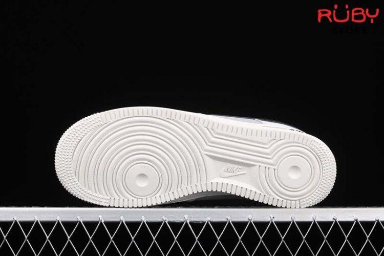 Giày Nike Air Force 1 Low Cream Black Custom Kem Đen
