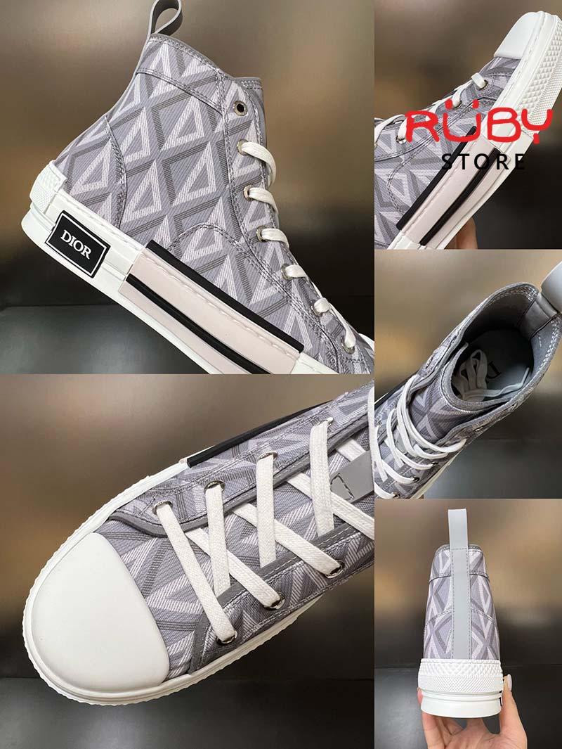Giày Dior B23 High Top Sneaker Olive Dior Oblique Tapestry 3SH129ZGTH  Hệ  thống phân phối Air Jordan chính hãng