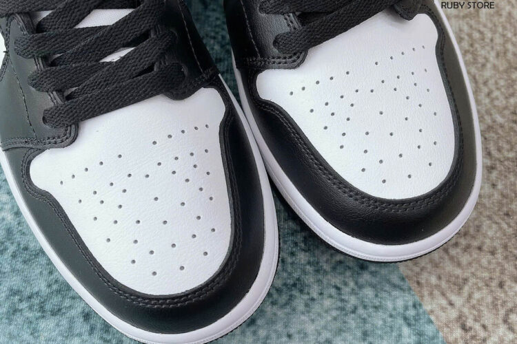 Hình ảnh chi tiết mẫu Jordan 1 Low Panda 2023 hàng Rep 1 1
