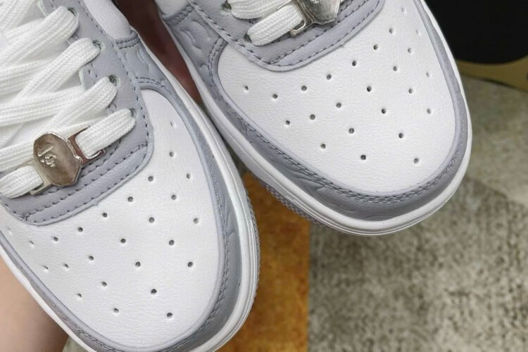 Giày A Bathing Ape Bape Sta Grey Black Xám đen