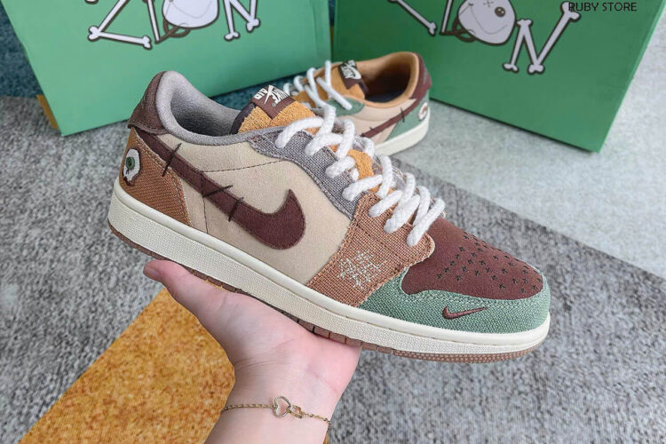 Hình ảnh phiên bản Jordan 1 Low Zion Voodoo Rep 1 1 tại Ruby Store