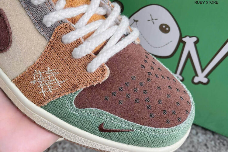 Hình ảnh phiên bản Jordan 1 Low Zion Voodoo Rep 1 1 tại Ruby Store