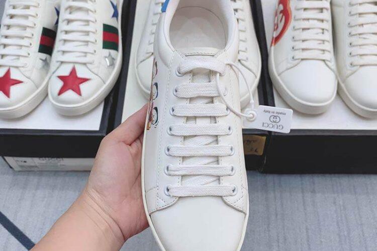 Giày Disney x Gucci Ace Huey, Dewey and Louie Siêu Cấp TT