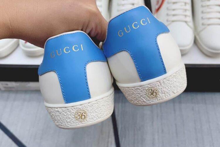 Giày Disney x Gucci Ace Huey, Dewey and Louie Siêu Cấp TT