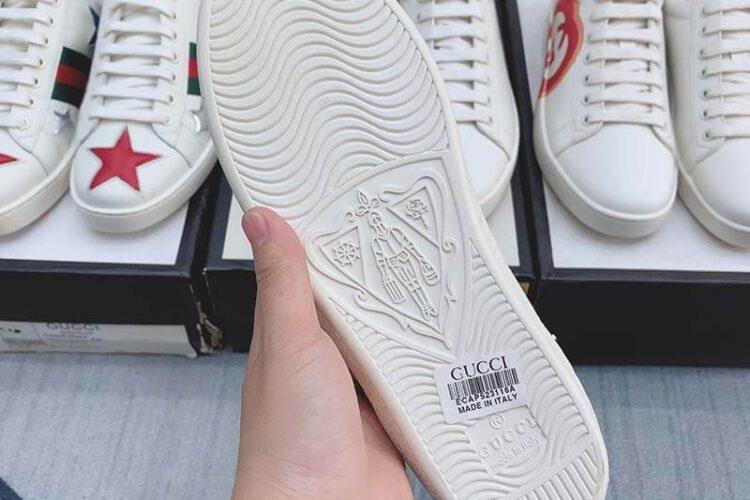 Giày Disney x Gucci Ace Huey, Dewey and Louie Siêu Cấp TT