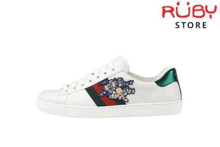 Giày Gucci Ace 3 con heo rep 1:1 chuẩn | Ruby Store