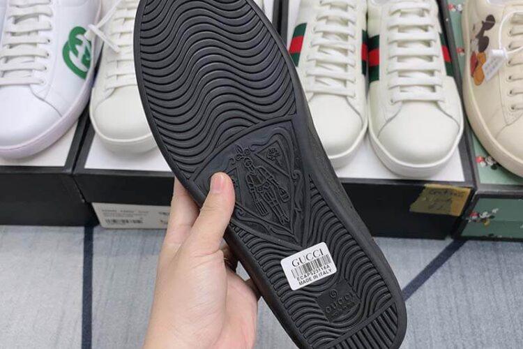 Giày Gucci Ace GG Embossed Black Đen Full Siêu Cấp TT