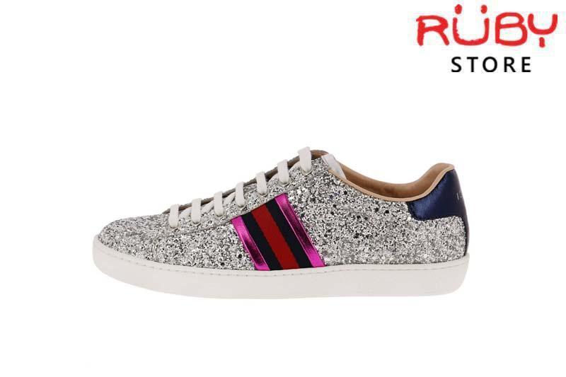 Giày Gucci Ace Glitter Sneaker rep 1:1 chuẩn | Ruby Store
