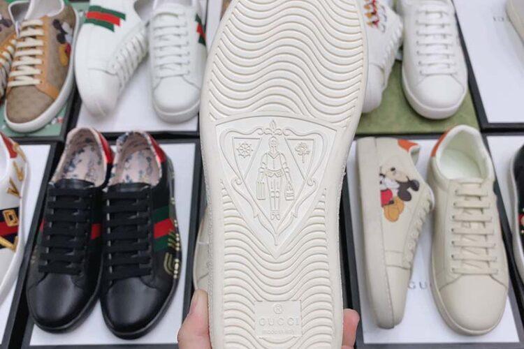 Giày Gucci Ace InterLocking GG Xanh Đỏ Siêu Cấp TT