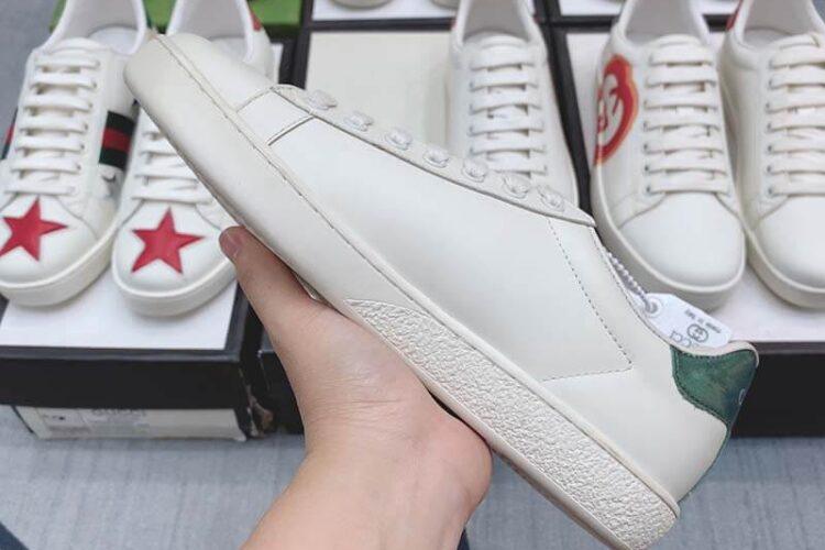 Giày Gucci Ace Logo Ngang Siêu Cấp TT