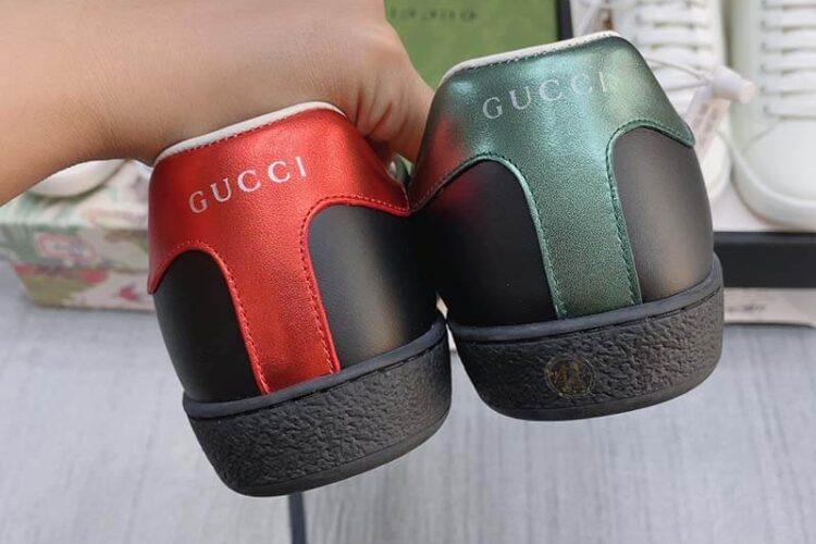 Giày Gucci GG Ace Black Green Red Siêu Cấp TT
