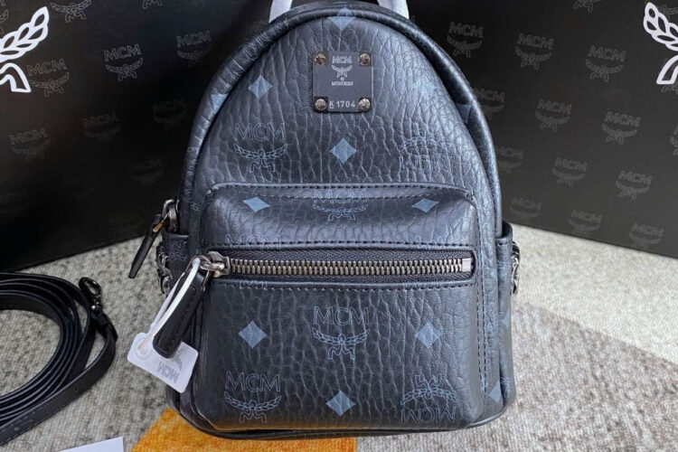 Ba Lô Stark Bebe Boo in Visetos Đen 21CM