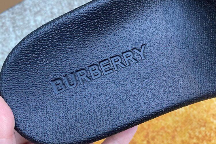 Dép Burberry Furley Vintage Check Slides Nâu