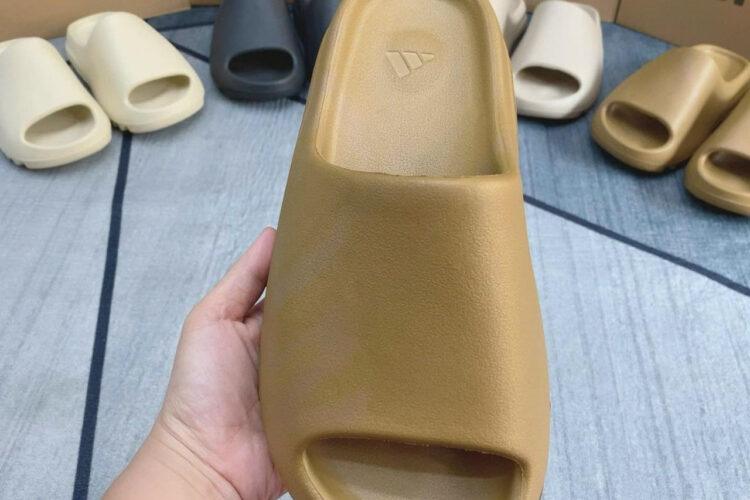 Dép Yeezy Slide Ochre 2022 Vân Nhám