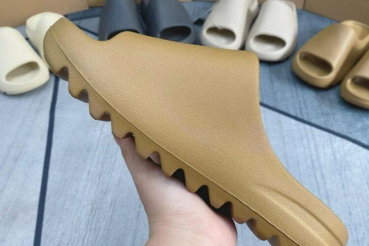 Dép Yeezy Slide Ochre 2022 Vân Nhám