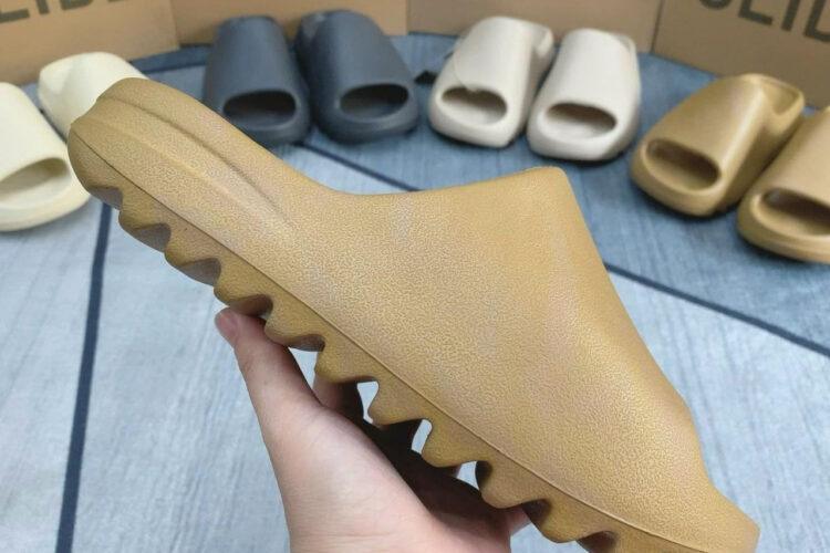 Dép Yeezy Slide Ochre 2022 Vân Nhám