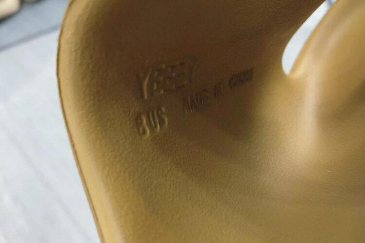 Dép Yeezy Slide Ochre 2022 Vân Nhám