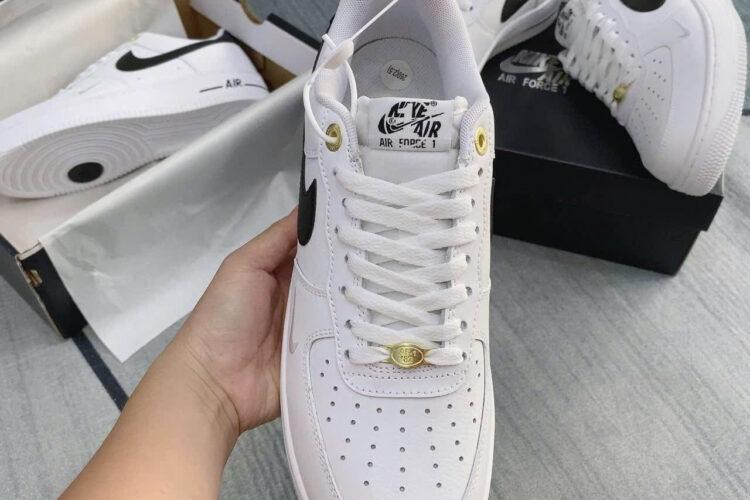 Giày Nike Air Force 1 Low 40th Anniversary White Black Trắng Đen