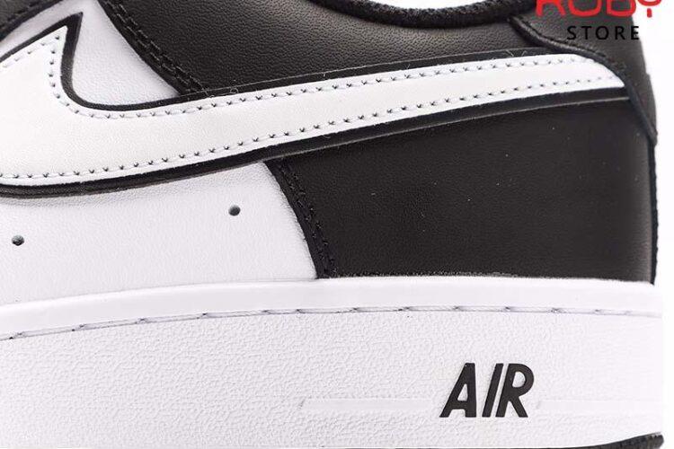 Giày Nike Air Force 1 Low White Swoosh Panda Đen Trắng Siêu Cấp TT