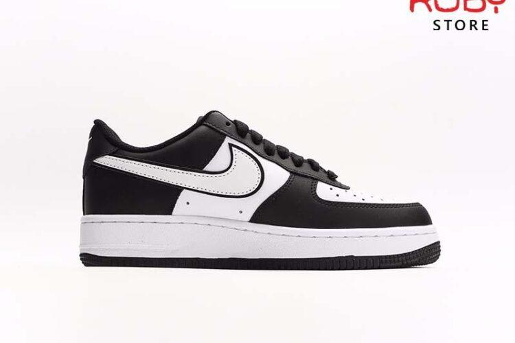 Giày Nike Air Force 1 Low White Swoosh Panda Đen Trắng Siêu Cấp TT