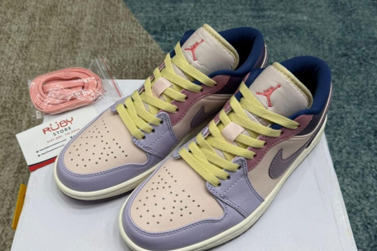 Giày Air Jordan 1 Low Pastel Purple Tím
