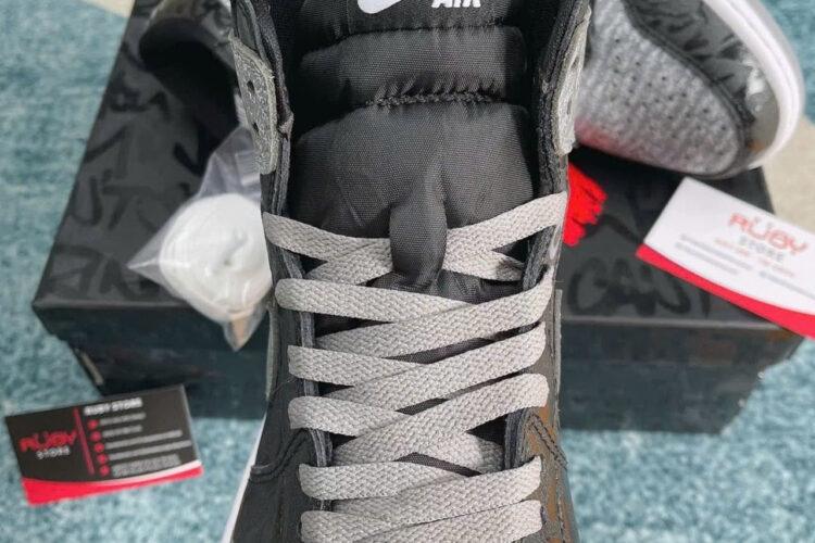 Giày Jordan 1 High Rebellionaire đen Xám