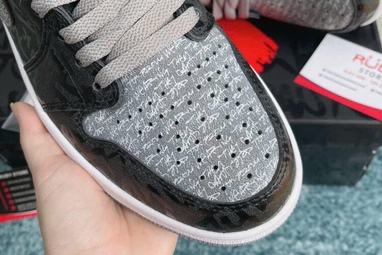 Giày Jordan 1 High Rebellionaire đen Xám