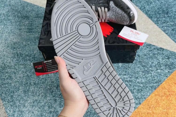 Giày Jordan 1 High Rebellionaire đen Xám