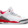 Giày Jordan 3 Fire Red 2022 Trắng Đỏ Rep 1 1